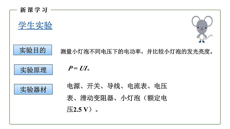 人教版（2024）九年级物理全册18.3测量小灯泡的电功率课件第8页