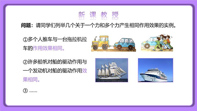 8.4 同一直线上二力的合成 精品同步课件第7页