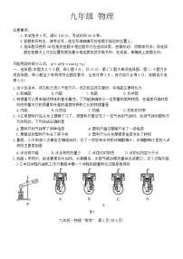 贵州省平塘县2024-2025学年九年级上学期11月期中物理试题