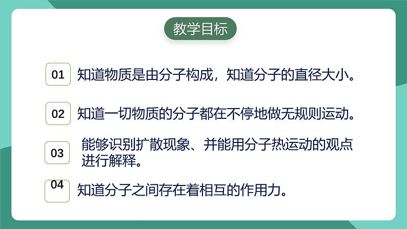 人教版物理九年级下册13.1分子热运动 课件02