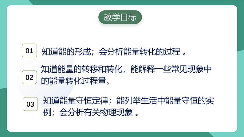 人教版物理九年级下册14.3能量的转化和守恒 课件02