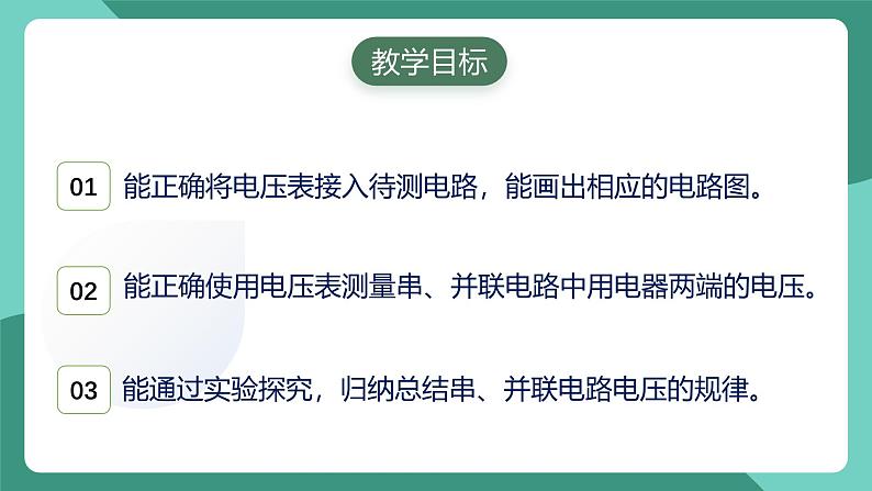 人教版物理九年级下册16.2串并联电路中电压的规律 课件02