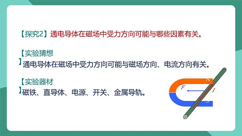 人教版物理九年级下册20.4电动机 课件第7页