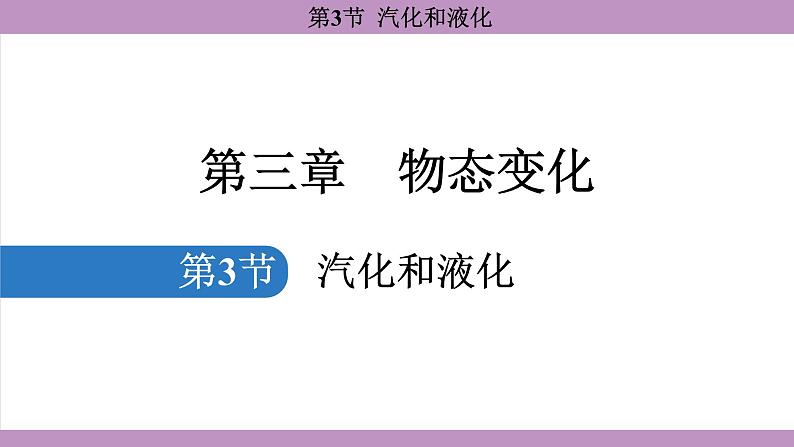 3.3 汽化和液化 (课件）---2024-2025学年人教版物理八年级上册第1页