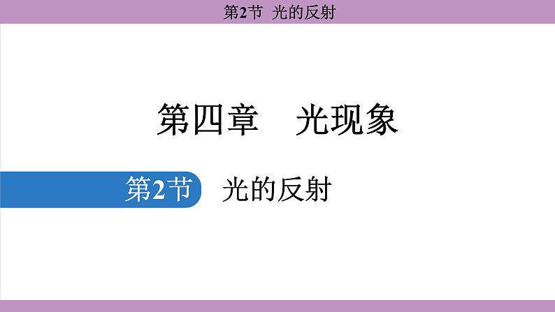 4.2 光的反射(课件）---2024-2025学年人教版物理八年级上册第1页