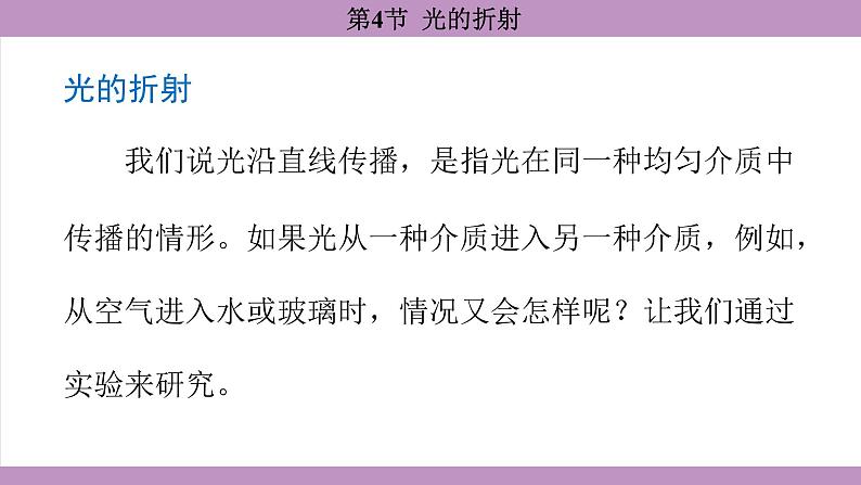 4.4 光的折射(课件）---2024-2025学年人教版物理八年级上册第5页