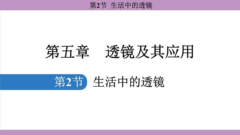 5.2 生活中的透镜(课件）---2024-2025学年人教版物理八年级上册第1页