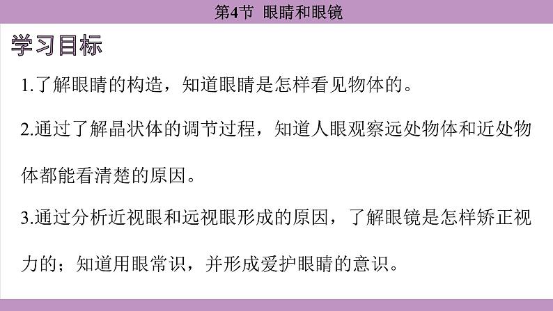 5.4 眼睛和眼镜(课件）---2024-2025学年人教版物理八年级上册第4页