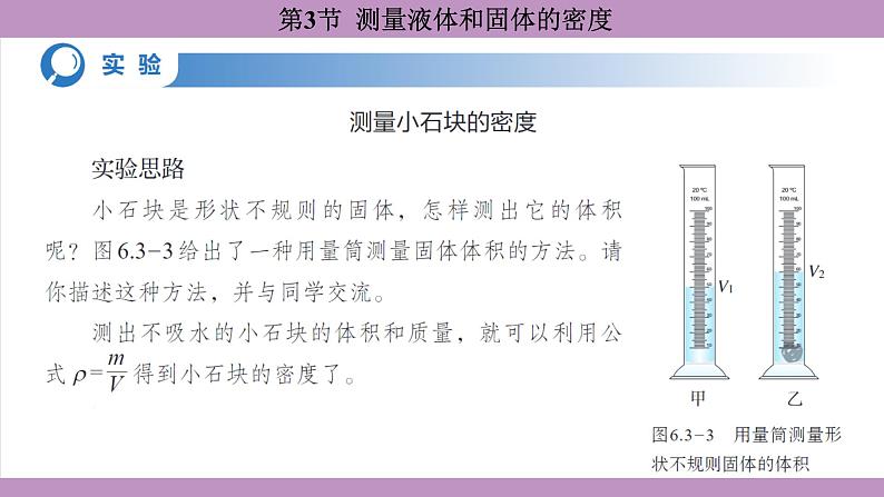 6.3 测量液体和固体的密度(课件）---2024-2025学年人教版物理八年级上册第7页