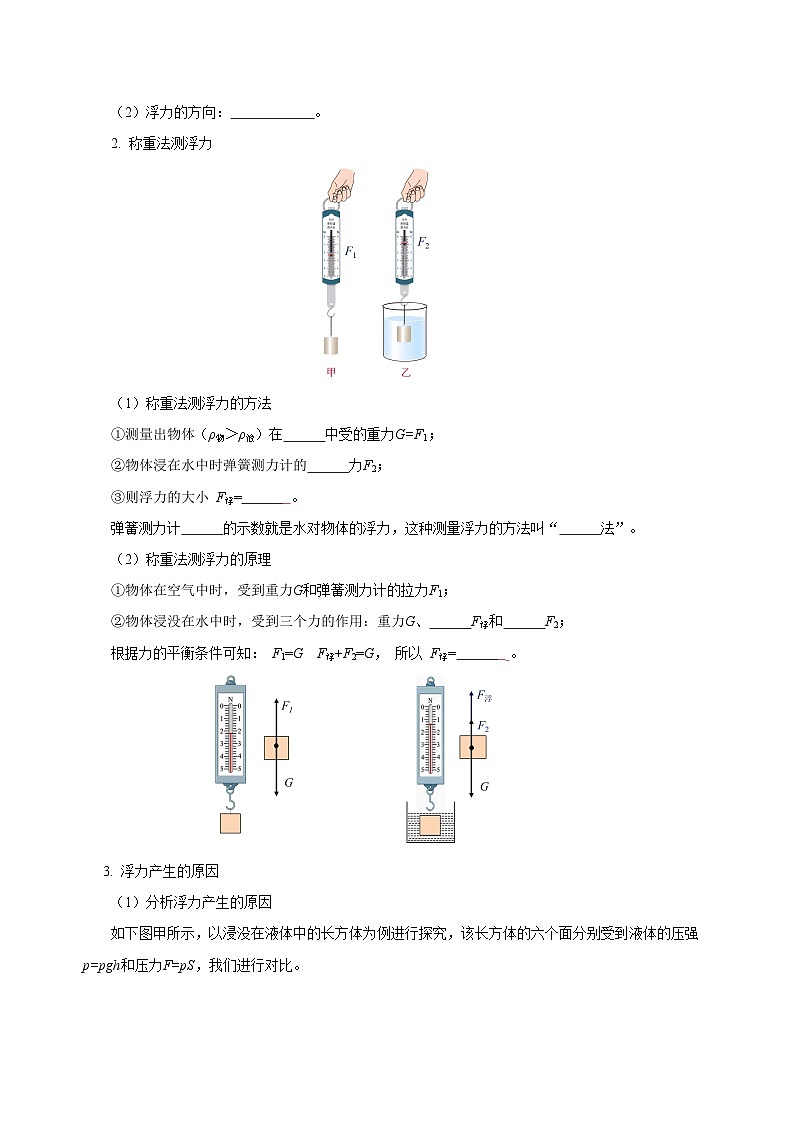 2025年中考物理一轮复习讲与练专题10 浮力（知识梳理+典例+练习）（教师版）02