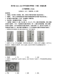 贵州省部分校2024-2025学年九年级上学期期中联考物理试题