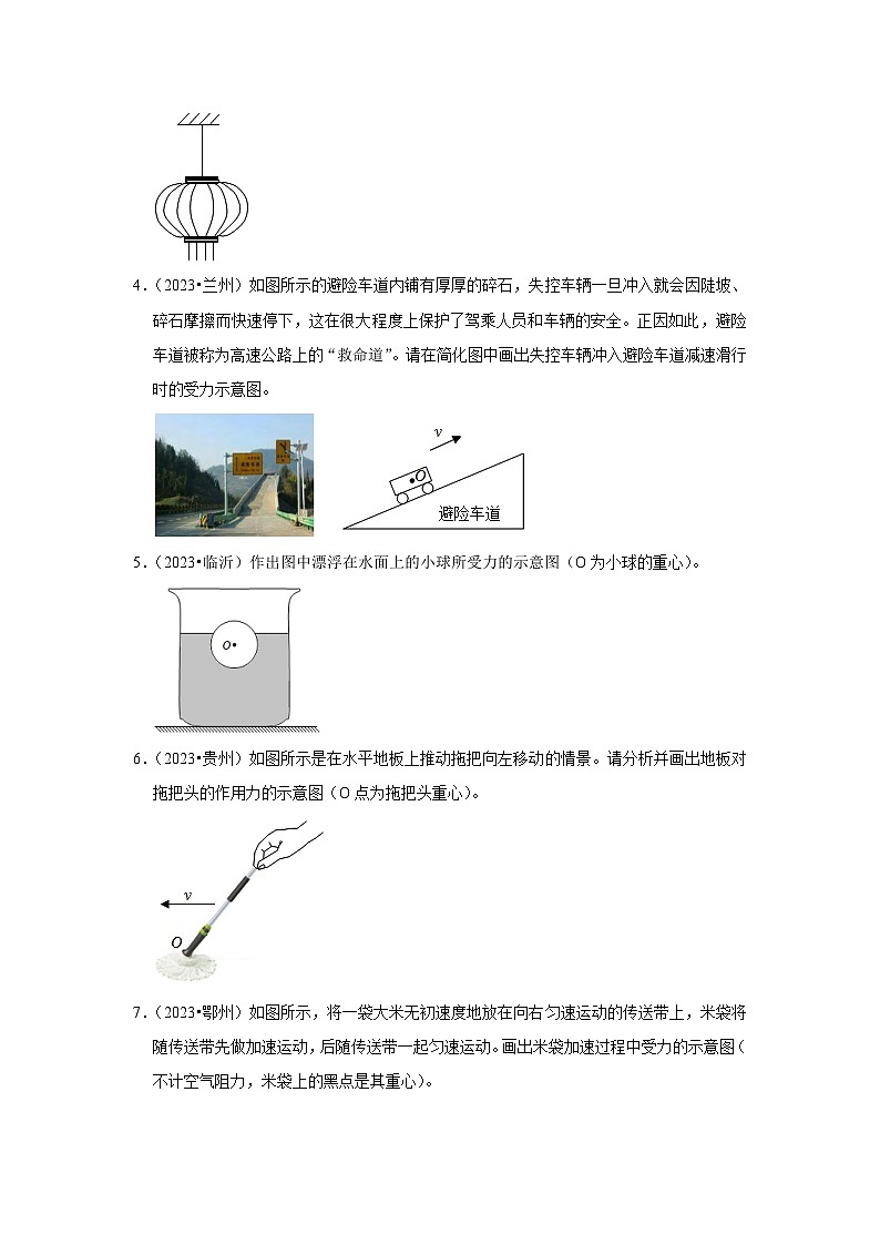 2025年中考物理二轮培优压轴题练习挑战10 作图题（光学和力学综合46题）（原卷版）第2页