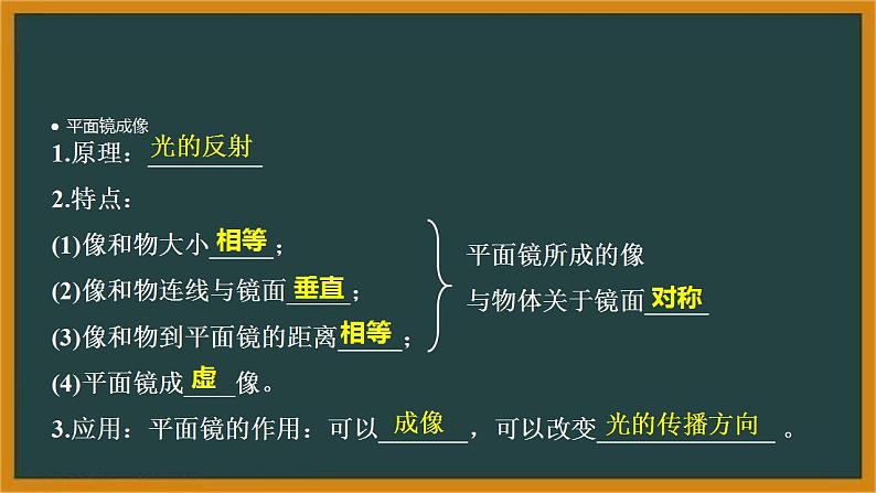 人教版（2024新版）八年级上册物理第四章 光现象 章末复习课件第8页