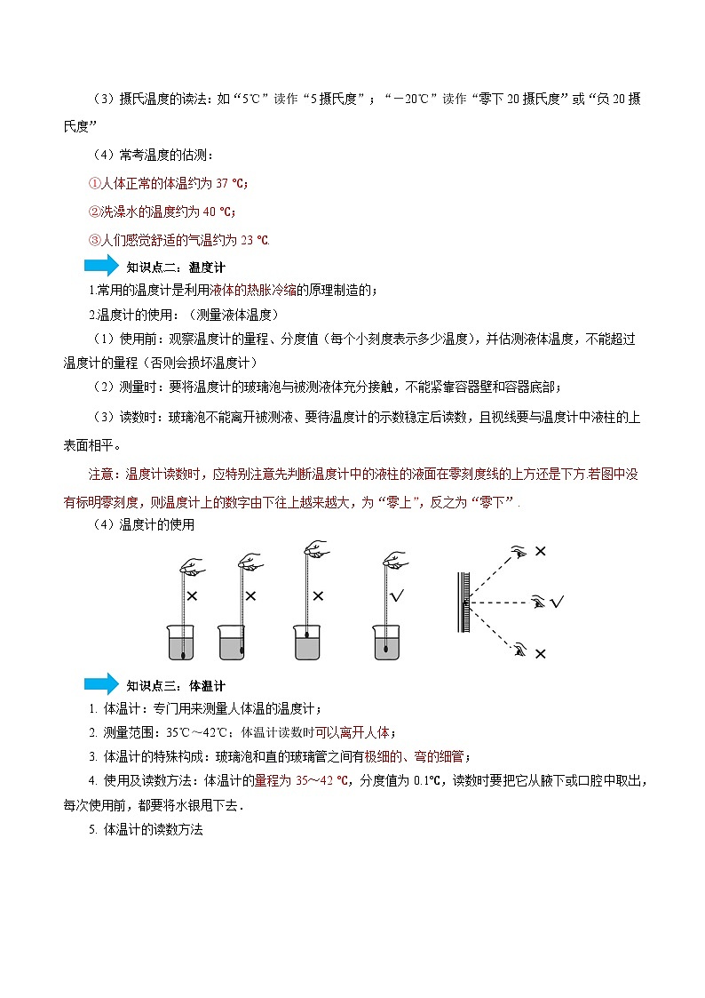 专题04 物态变化-【口袋书】2024年中考物理一轮复习知识清单（解析版）第2页