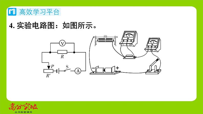 九年级人教版全一册第十五章　探究电路  第三节　“伏安法”测电阻  第3节　“伏安法”测电阻课件第3页