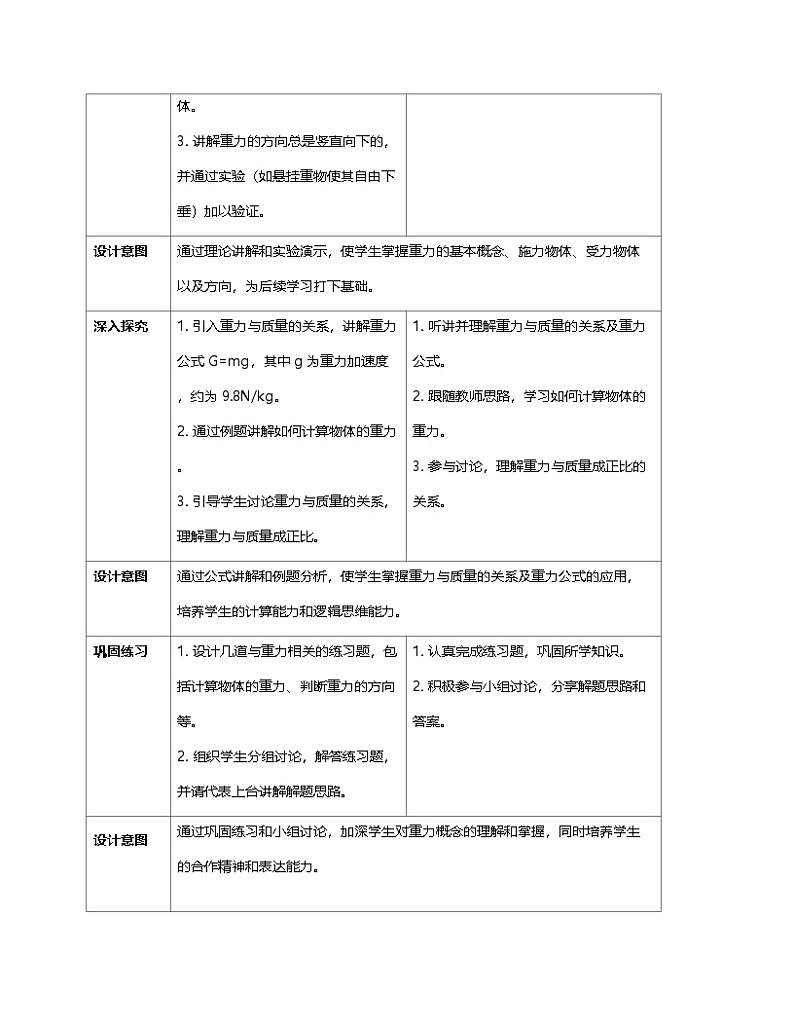新人教版物理八年级下册7.3 重力 课件+教案+同步练习+学案（含答案）03