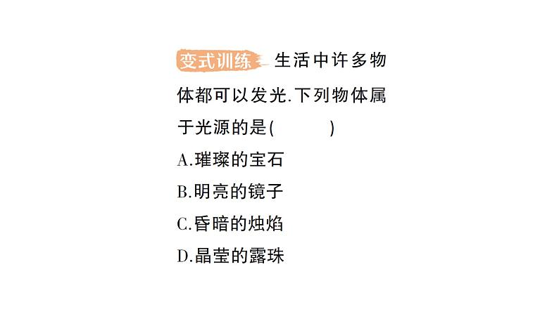 初中物理新人教版八年级上册第四章第一节 光的直线传播作业课件2024秋第4页