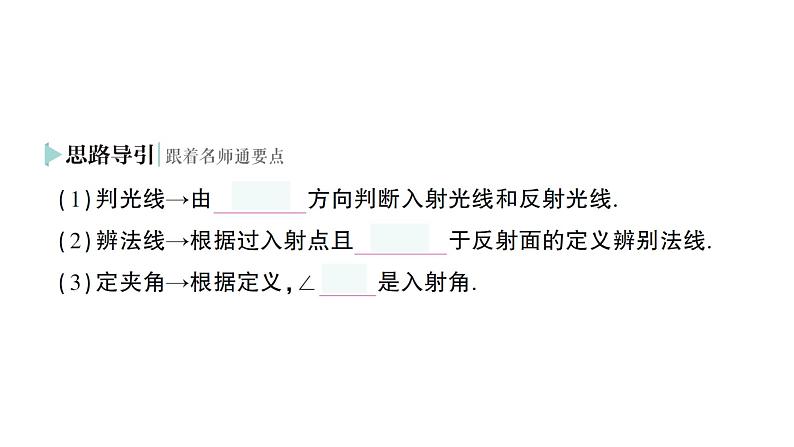 初中物理新人教版八年级上册第四章第二节 光的反射作业课件2024秋第3页