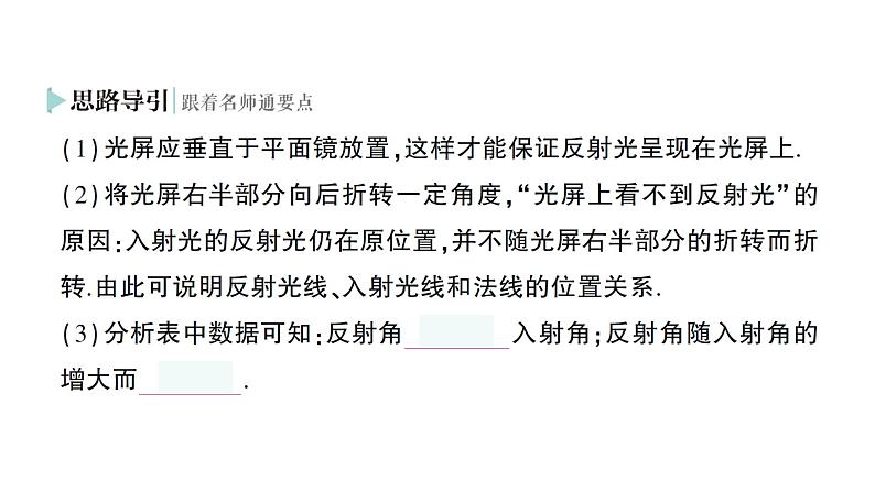 初中物理新人教版八年级上册第四章第二节 光的反射作业课件2024秋第8页