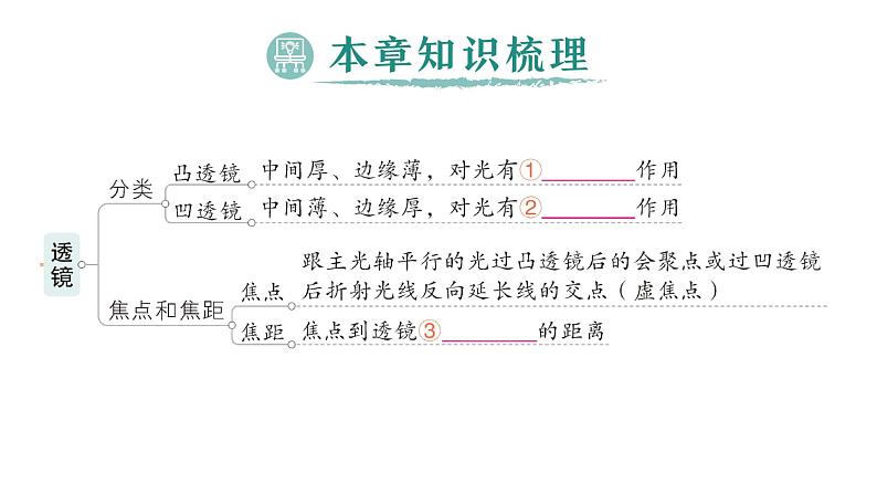 初中物理新人教版八年级上册第五章 透镜及其应用复习提升作业课件2024秋第2页