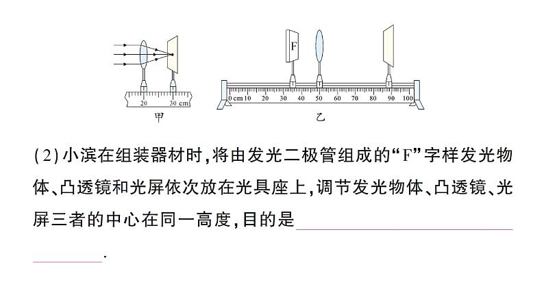 初中物理新人教版八年级上册第五章第三节 凸透镜成像的规律作业课件2024秋第4页