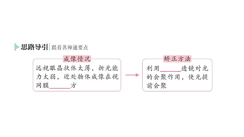 初中物理新人教版八年级上册第五章第四节 眼睛和眼镜作业课件2024秋第8页