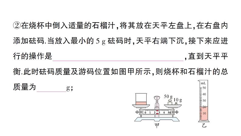 初中物理新人教版八年级上册第六章第三节 测量液体和固体的密度作业课件2024秋第3页