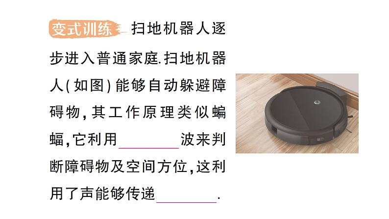 初中物理新人教版八年级上册第二章第三节 声的利用作业课件2024秋第4页