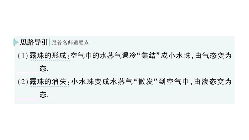 初中物理新人教版八年级上册第三章第三节 汽化和液化作业课件2024秋第3页