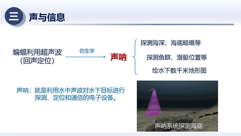 2.3声的利用（课件）人教版2024八年级物理上册课件+练习 2023-2024学年人教版八年级物理上册课件ppt+同步分层练习第8页