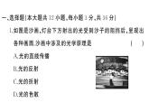 初中物理新人教版八年级上册第四章 光现象综合训练作业课件2024秋季