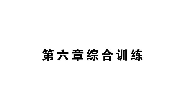 初中物理新人教版八年级上册第六章 质量与密度作业课件2024秋季第1页