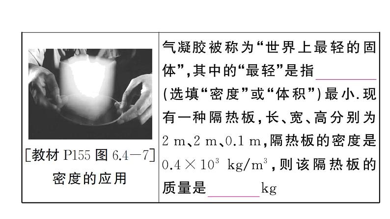 初中物理新人教版八年级上册第六章 质量与密度复习训练作业课件2024秋季第5页