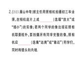 初中物理新人教版八年級(jí)上冊(cè)第五章專題八 常見光學(xué)儀器的成像原理及調(diào)節(jié)作業(yè)課件2024秋季