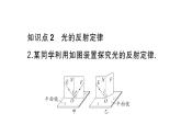 初中物理新人教版八年级上册第四章第二节 光的反射作业课件2024秋季