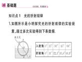 初中物理新人教版八年級上冊第四章第四節(jié) 光的折射作業(yè)課件2024秋季