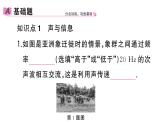 初中物理新人教版八年級上冊第二章第三節(jié) 聲的利用作業(yè)課件2024秋季