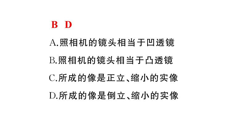 初中物理新人教版八年级上册第五章第二节 生活中的透镜作业课件2024秋季第3页