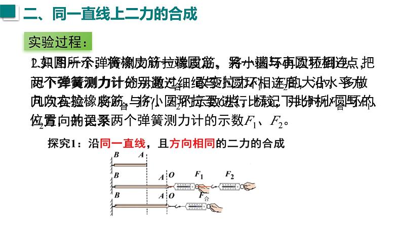 人教版（2024）初中物理八年级下册 第八单元 第4节 同一直线上二力的合成 课件第8页