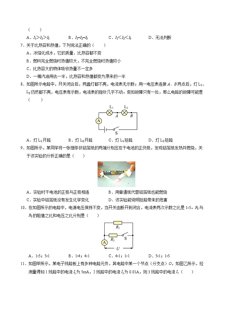 九年级物理第三次月考卷（考试版）【测试范围：苏科版11~15章】（江苏专用）第2页