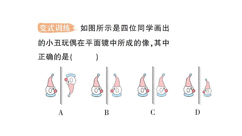 初中物理新人教版八年级上册第四章第三节 平面镜成像作业课件2024秋第6页