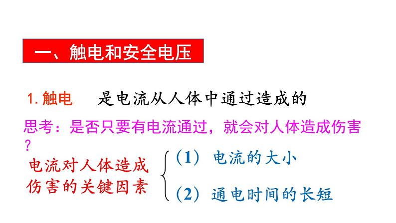 （教科版）九年级物理下册9.3节  安全用电与保护(课件）第3页