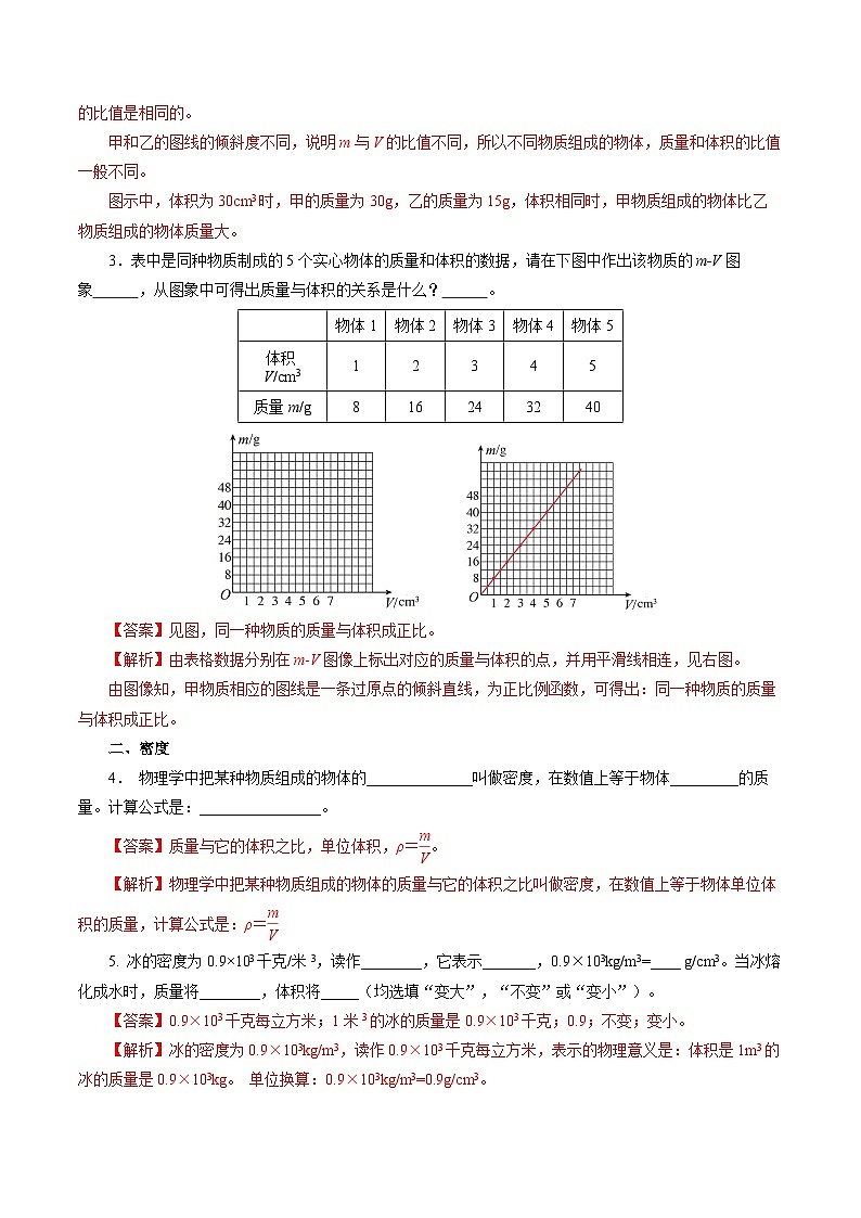 6.2 密度（分层作业）【解析版】第2页