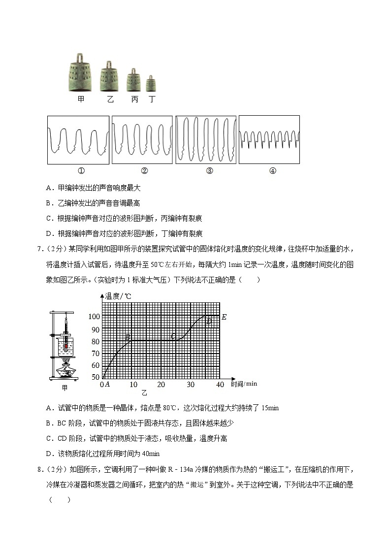 河北省石家庄第四十一中学教育集团2024-2025学年八年级上学期期中物理试卷第3页