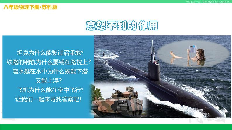 苏科版八年级物理下册同步教学课件10.3 气体的压强（第1课时）第2页