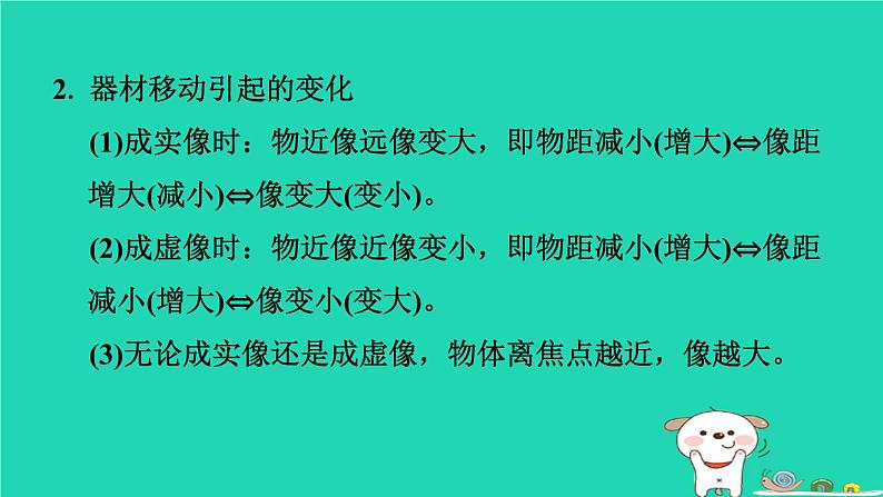 2024八年级物理上册拔高学习9探究凸透镜成像的规律习题课件新版北师大版第5页