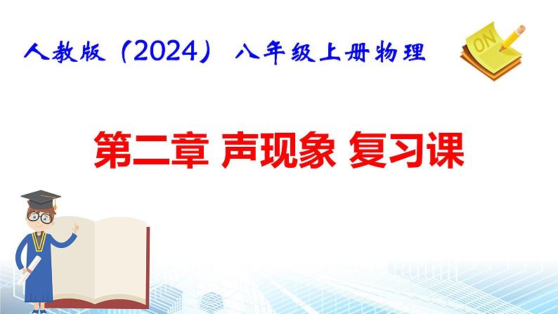 人教版（2024） 八年级上册物理第二章 声现象 复习课件第1页