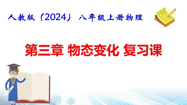 人教版（2024） 八年级上册物理第三章 物态变化 复习课件第1页