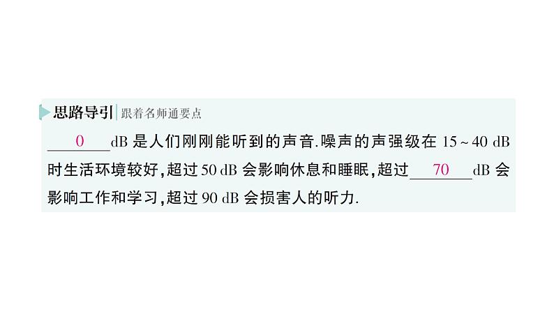 初中物理新沪科版八年级全册第二章第四节 噪声控制与健康生活作业课件2024秋第6页