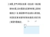 初中物理新滬科版八年級(jí)全冊(cè)第三章微專(zhuān)題五 光的折射作圖作業(yè)課件2024秋